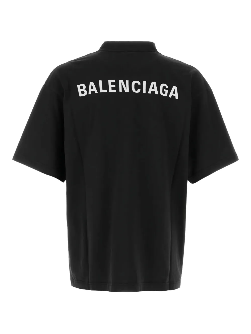 Balenciaga Katoenen T-shirt met logoprint Zwart
