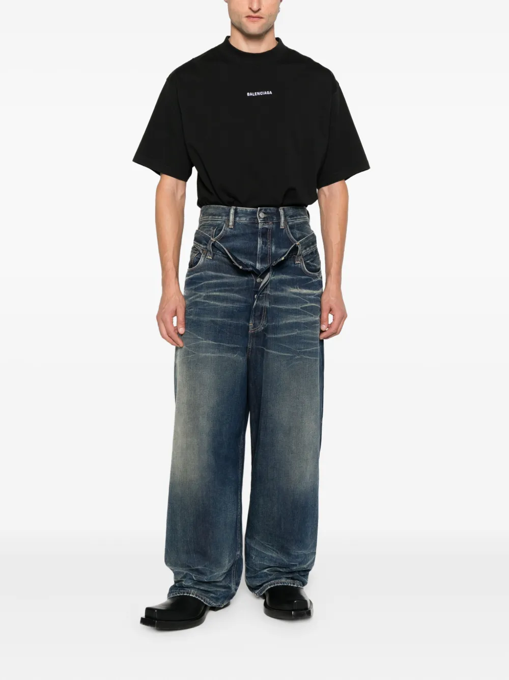 Balenciaga playera con logo estampado | Playeras | Image 2