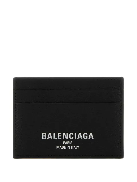 Balenciaga logo-print card holder