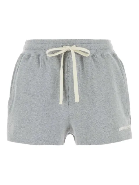 Miu Miu drawstring waist shorts