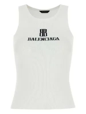 【送料込】BALENCIAGA★License ノースリーブトップ S BALENCIAGA(バレンシアガ) タンクトップ(レディース) - 海外