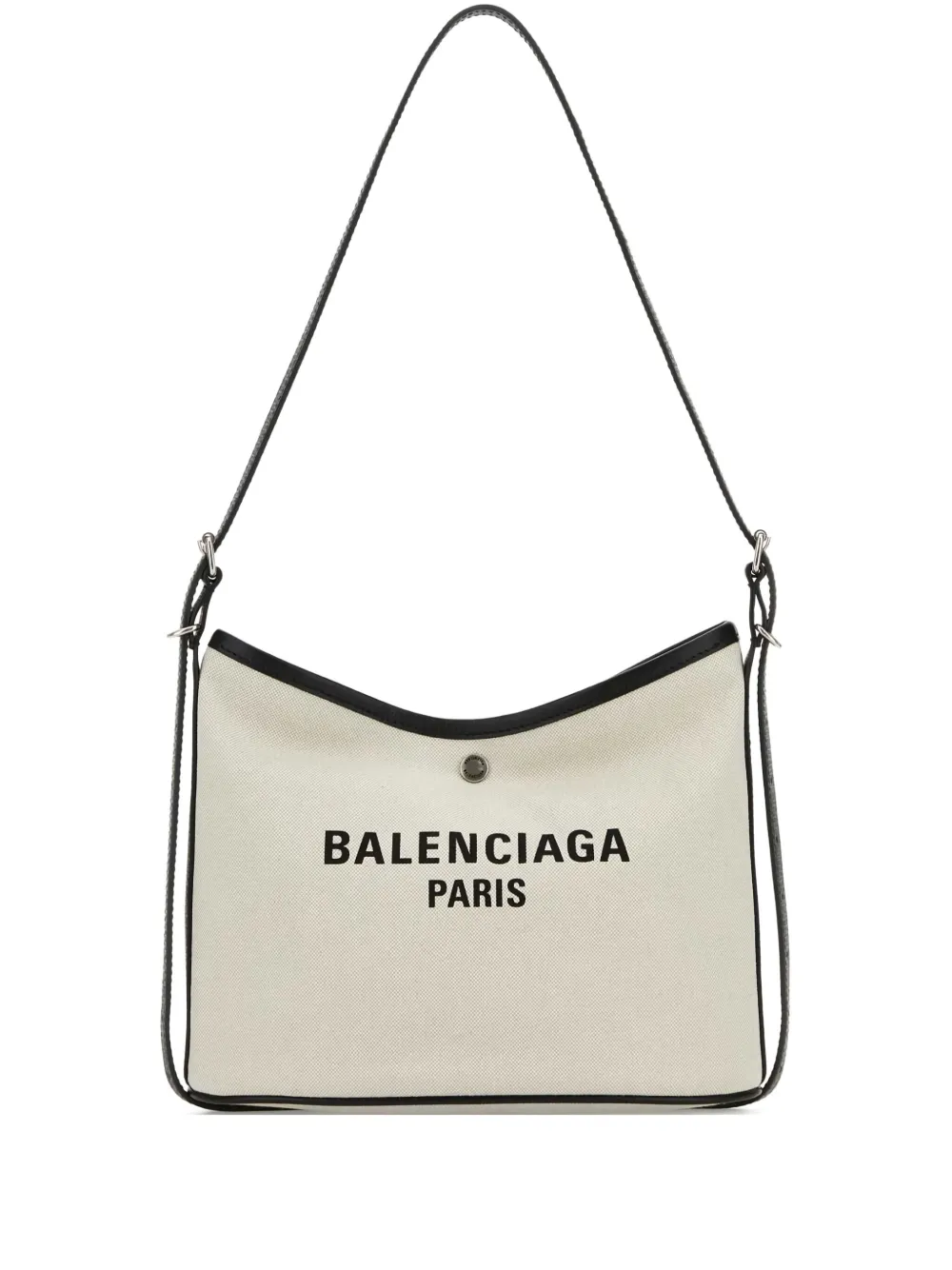 Biarri logo-plaque canvas shoulder bag