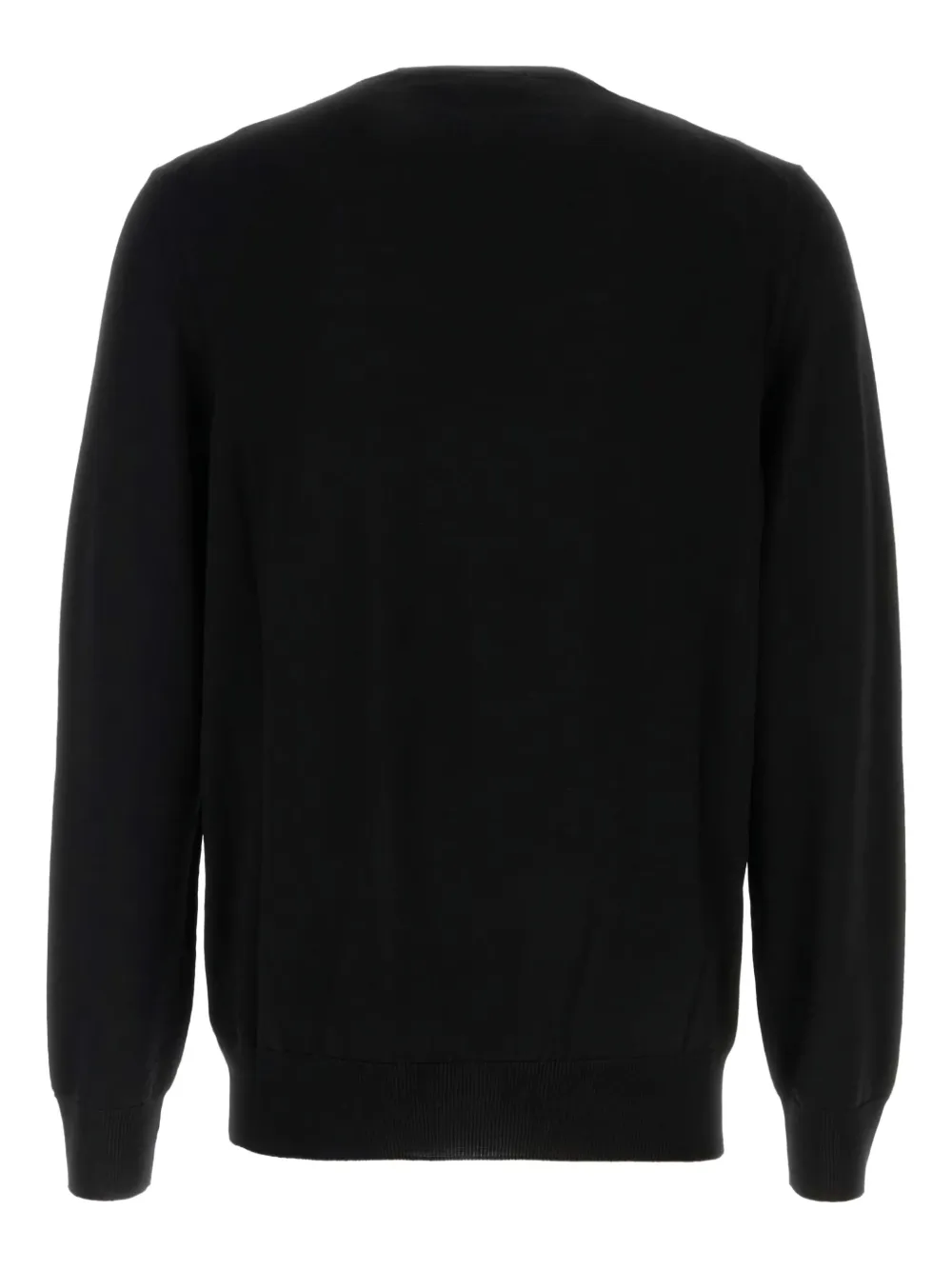 Alexander McQueen Intarsia gebreide trui Zwart