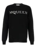 Alexander McQueen intarsia-knit sweater - Black