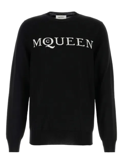 Alexander McQueen intarsia-knit sweater