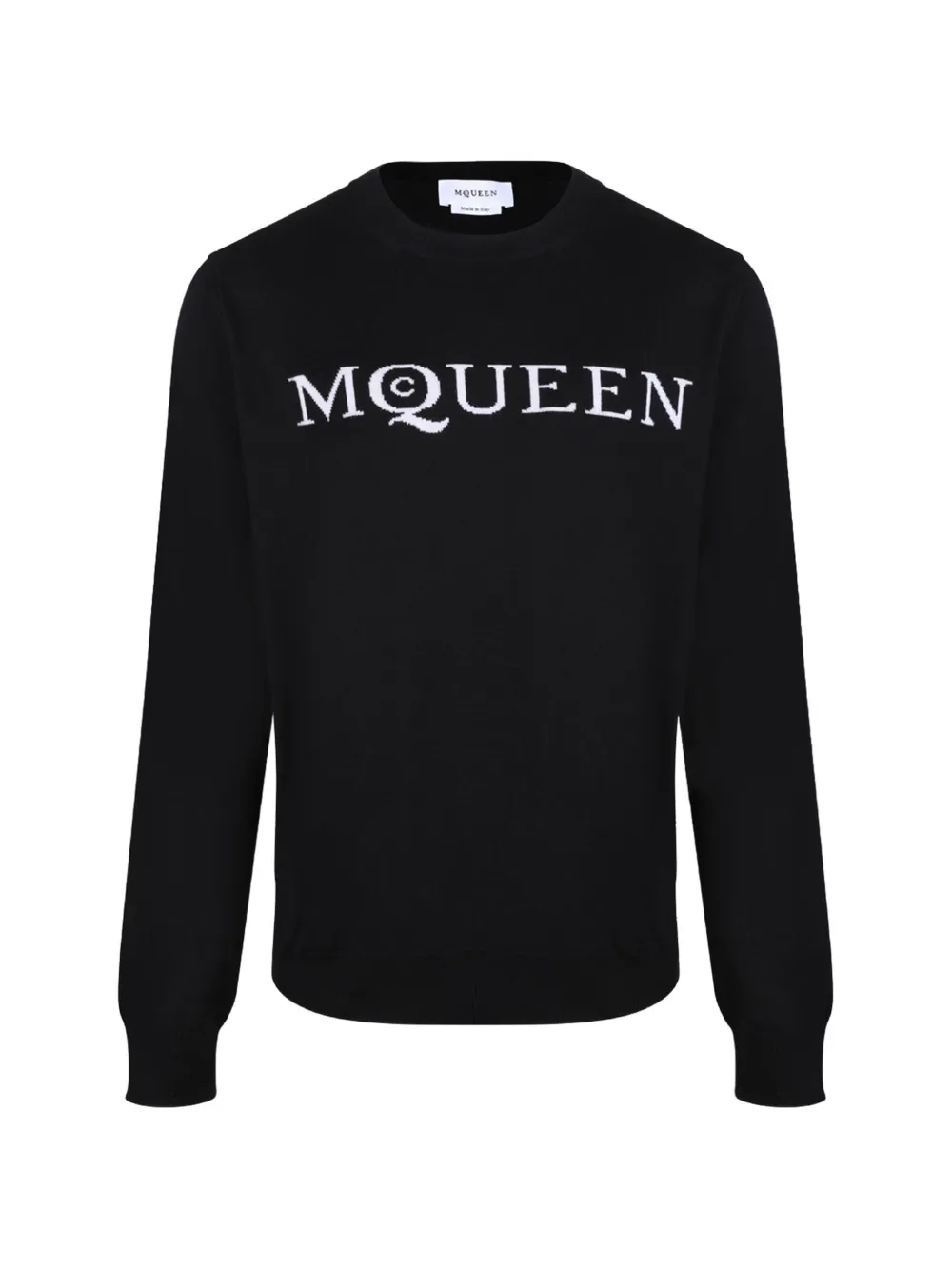 Alexander McQueen intarsia-knit sweater - Black