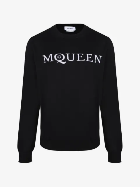 Alexander McQueen intarsia-logo sweater
