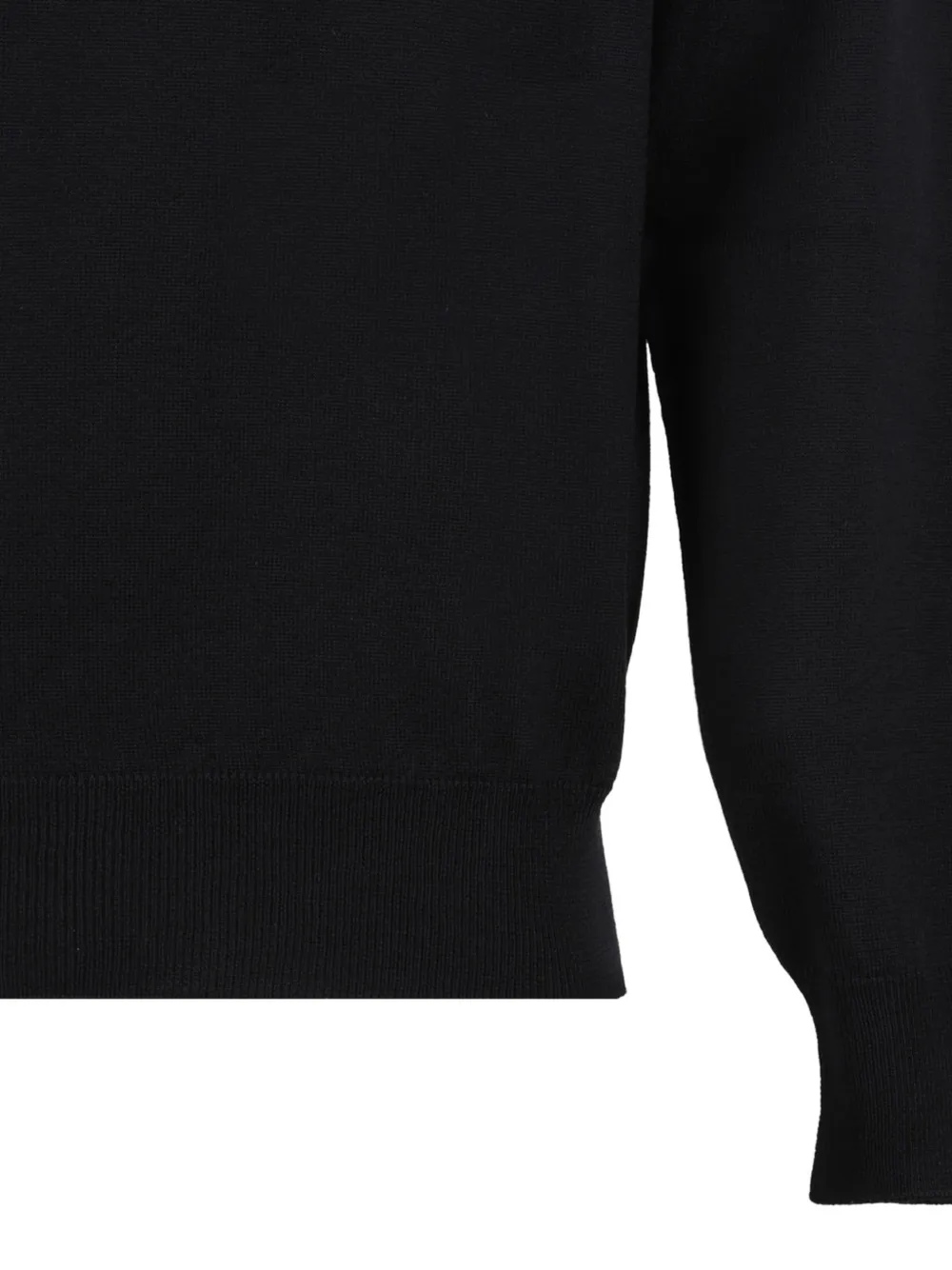 Alexander McQueen Intarsia gebreide trui Zwart