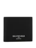 Balenciaga logo-print bifold wallet - Black