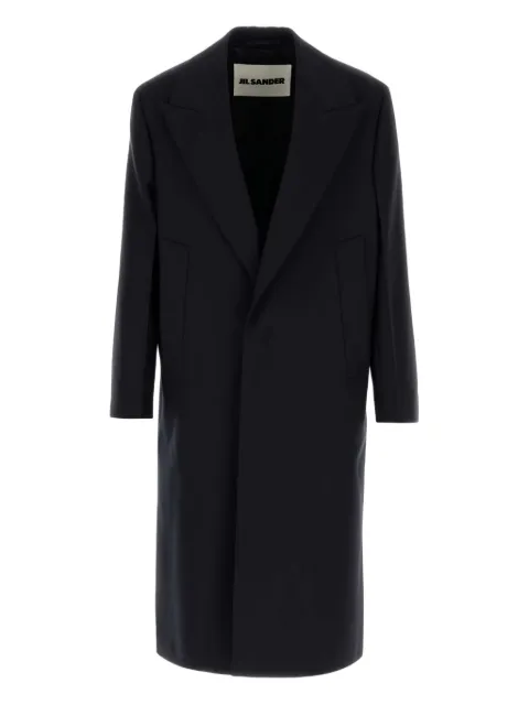 Jil Sander 테일러드 싱글 브레스티드 코트