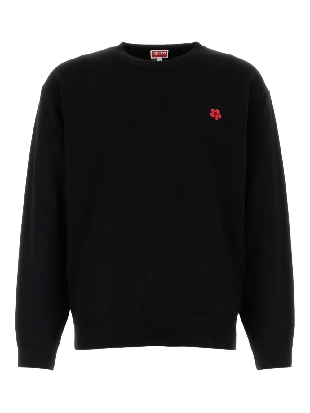 Kenzo Boke Flower-motif sweater Zwart