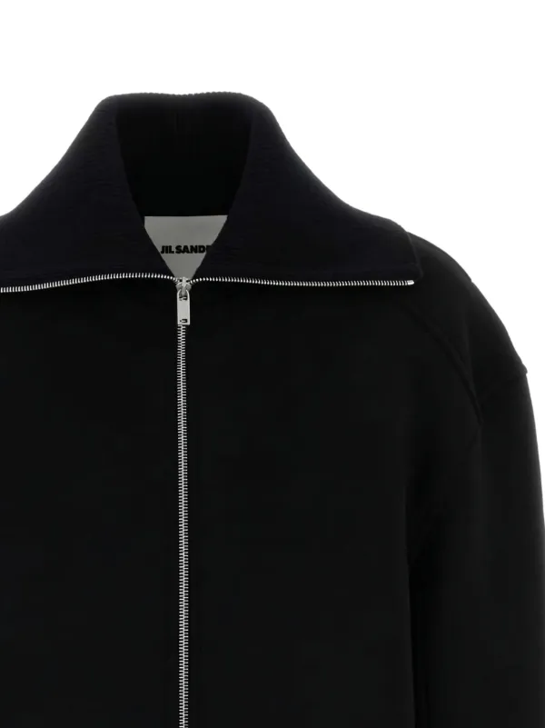 Jil Sander ジップアップ ジャケット | ブラック | FARFETCH JP