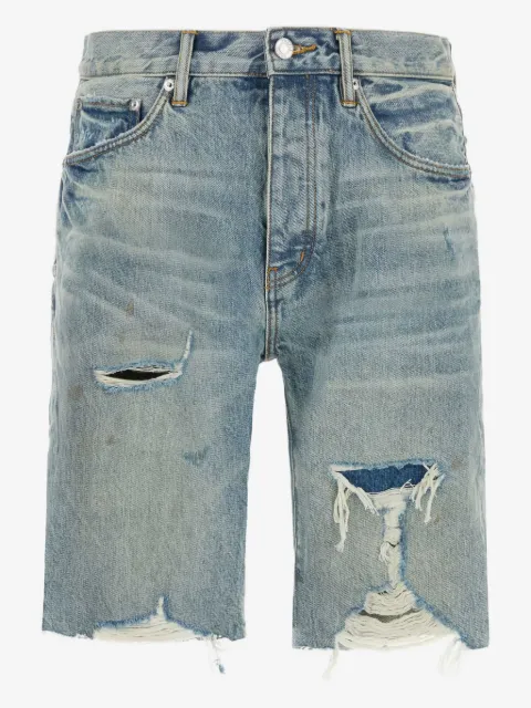 Purple Brand distressed denim shorts