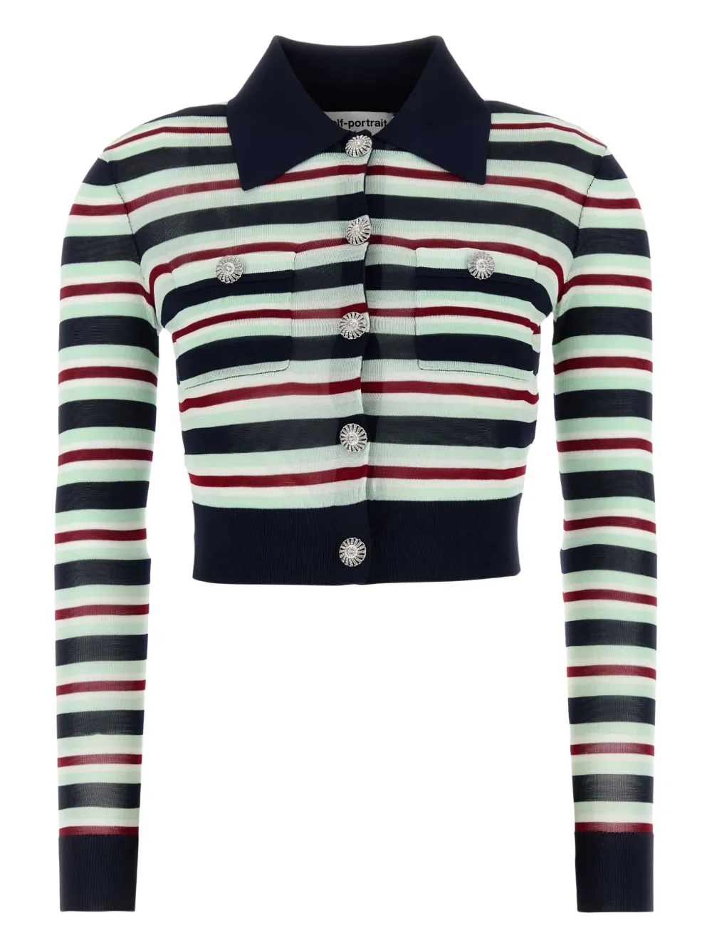 striped cardigan