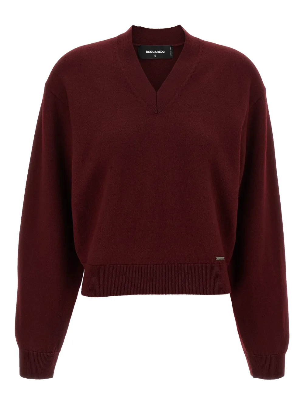 DSQUARED2 v-ringad tröja | röd | Image 1