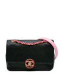 CHANEL Pre-Owned 2019 Quilted Calfskin CC Chain Logo crossbody bag - Black