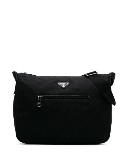 Prada Pre-Owned شنطة كروس 'تيسوتو' بسحاب علوي 2013-2024