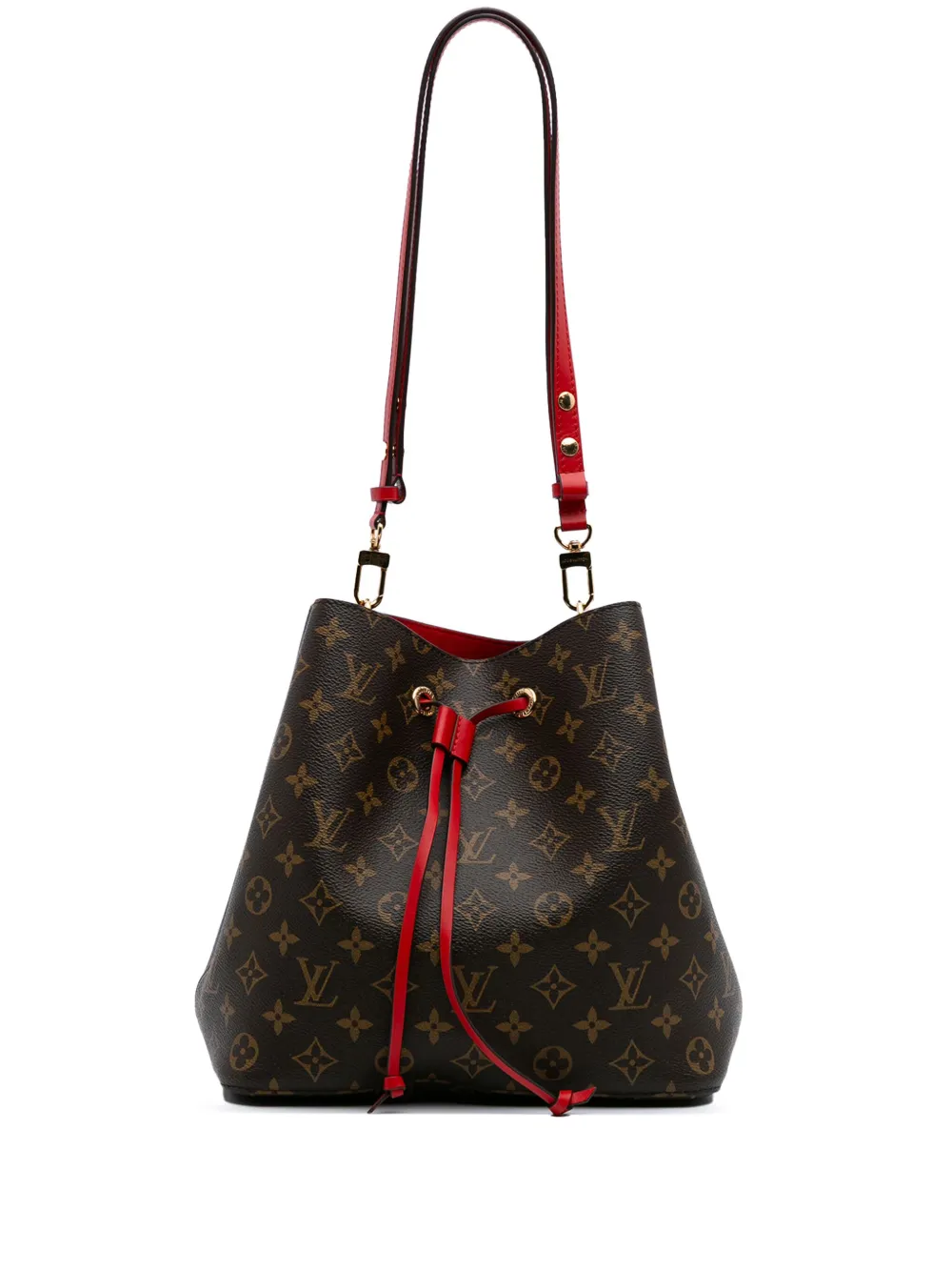 Louis Vuitton Pre-Owned 2018 Monogram Neonoe MM bucket bag - ブラウン Louis Vuitton Pre-Owned 2018 Monogram Neonoe MM bucket bag - ブラウン