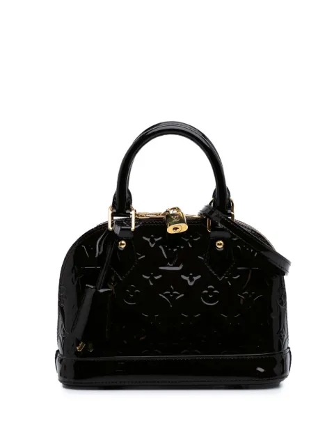 Louis Vuitton Pre-Owned 2017 Monogram Vernis Alma BB satchel