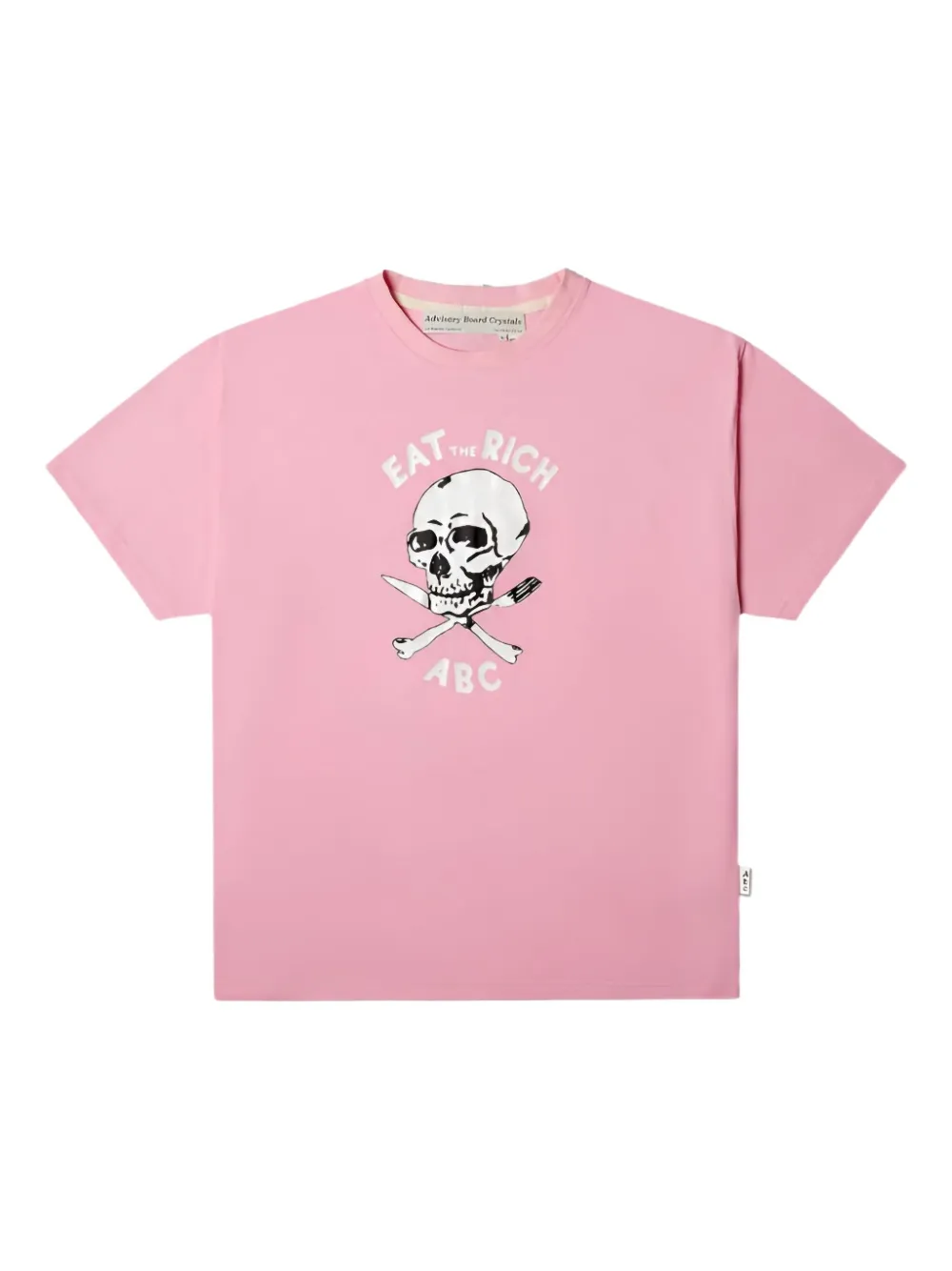 Advisory Board Crystals Skull T-shirt | Pink | Image 1