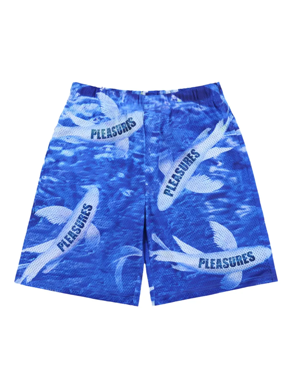 Pleasures Koi Mesh shorts | bleu | Image 1