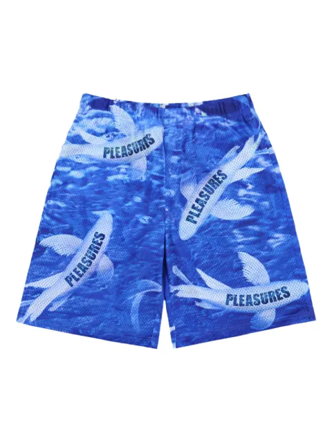 Pleasures Koi Mesh shorts