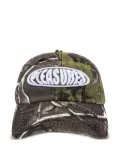 Pleasures Bubble Logo Camo cap - Green