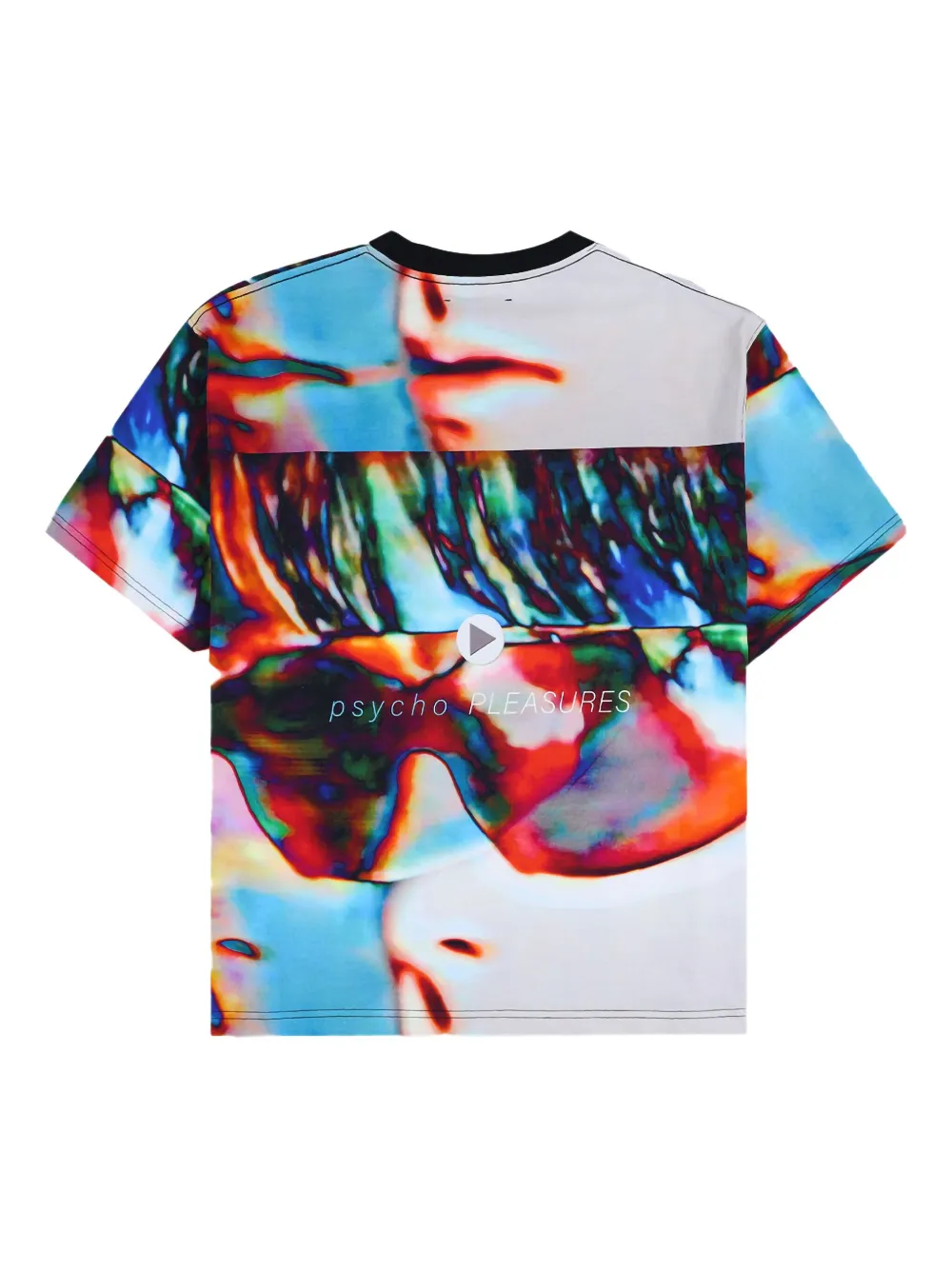 Pleasures Psycho T-shirt Blauw