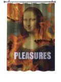 Pleasures Burn shower curtain - Green
