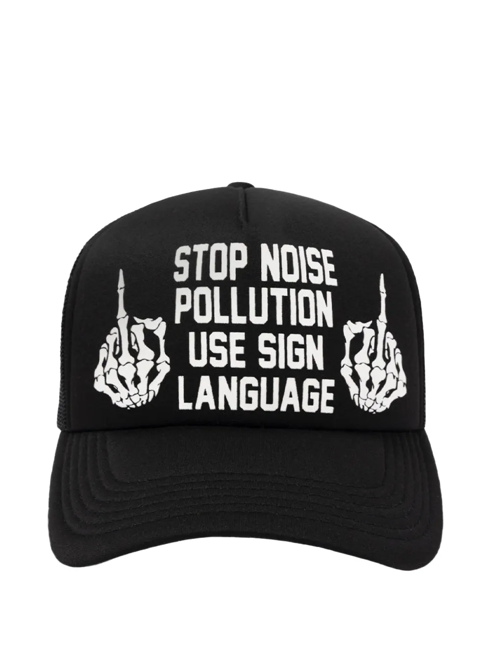 Pleasures Pollution Trucker cap | negro | Image 1