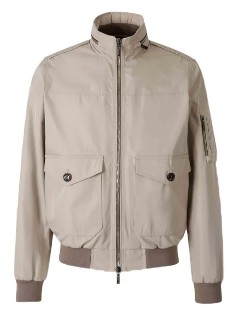 Moorer zip-fastening jacket