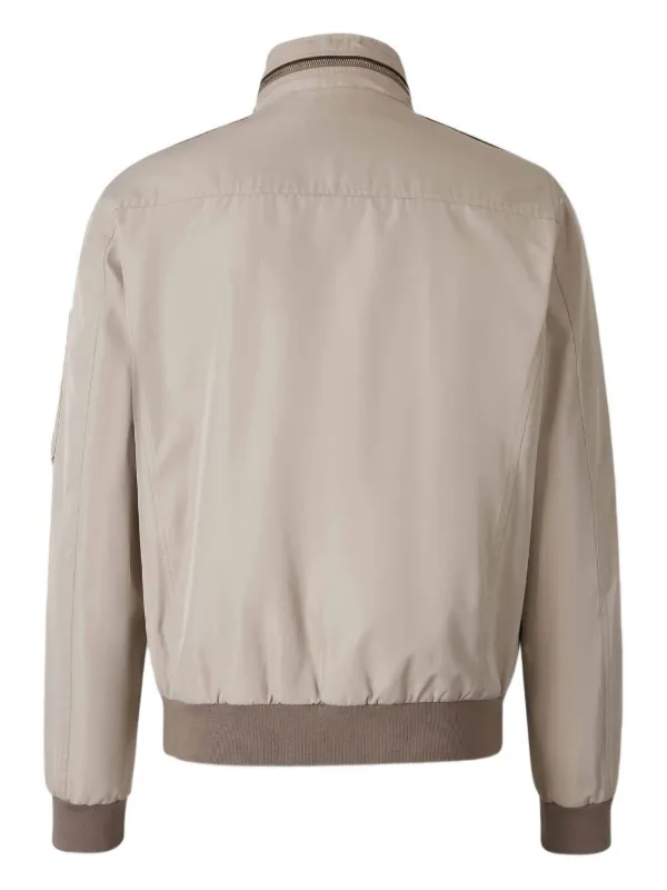 【送料&関税込】Moorer Jacket With Zip And Button Fastening Moorer zip-fastening Bomber Jacket | Blue | FARFETCH