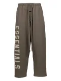 FEAR OF GOD ESSENTIALS logo-print drawstring track pants - Brown