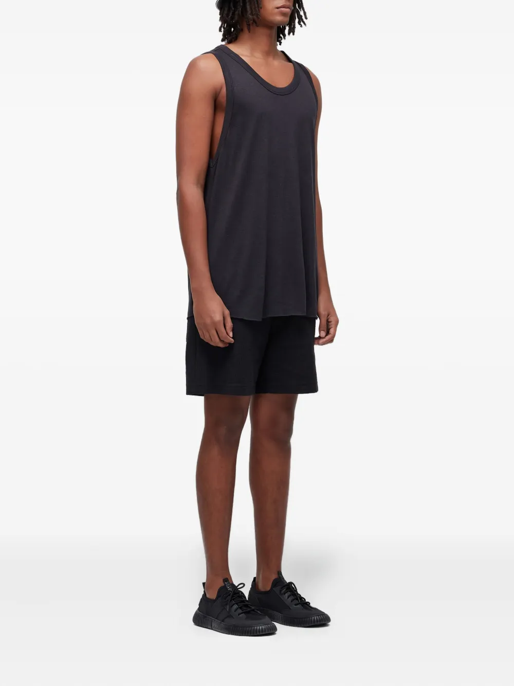  Osklen Basic Ribbed Bermuda Shorts - Black 