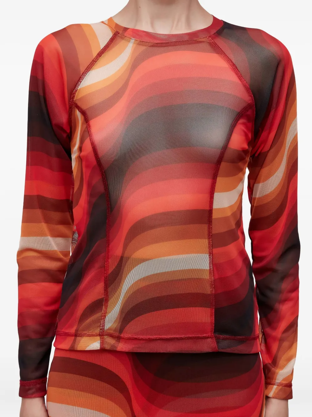 Osklen Top met lange mouwen Rood