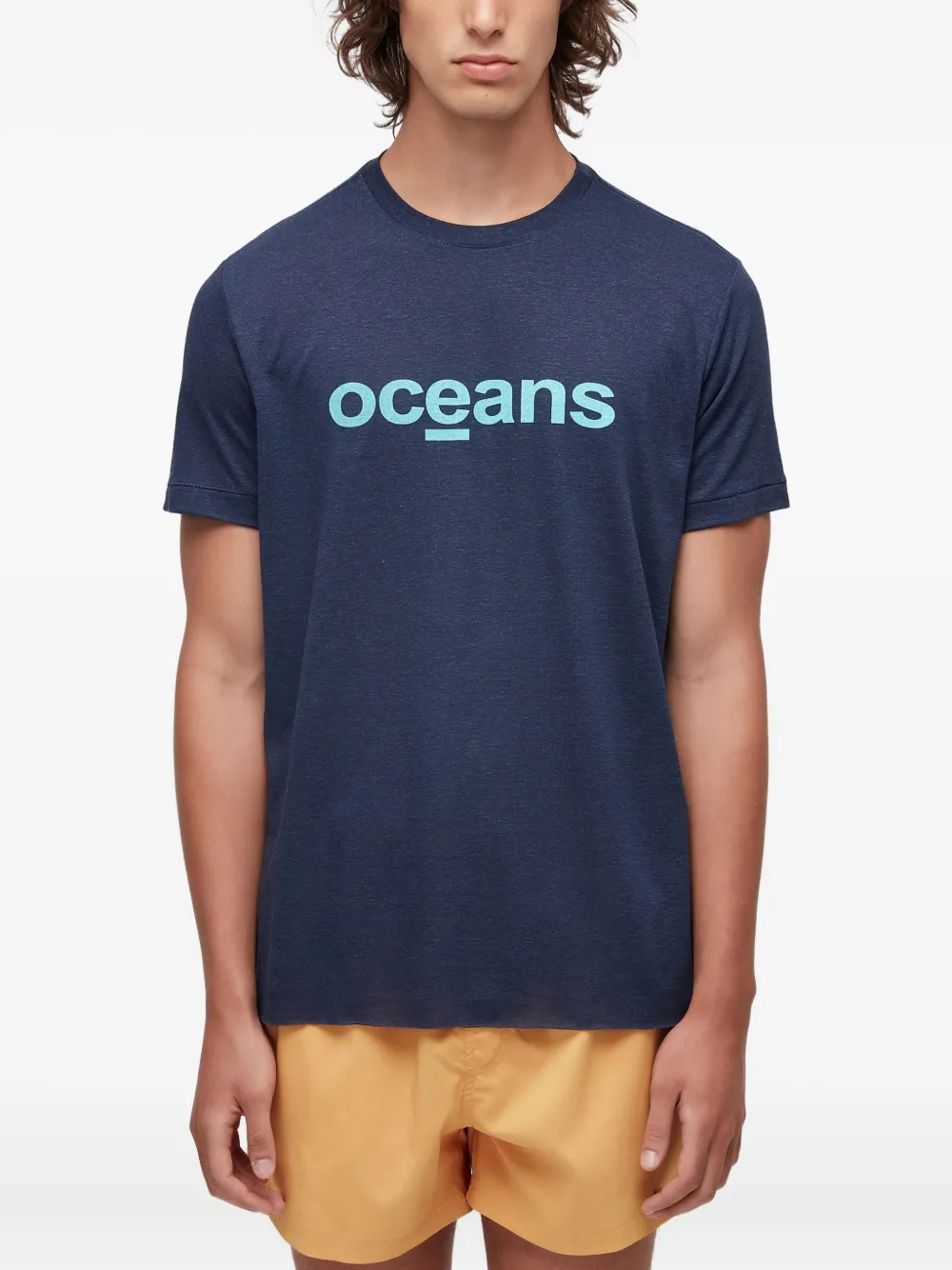 Osklen playera con estampado gráfico | azul | Image 1
