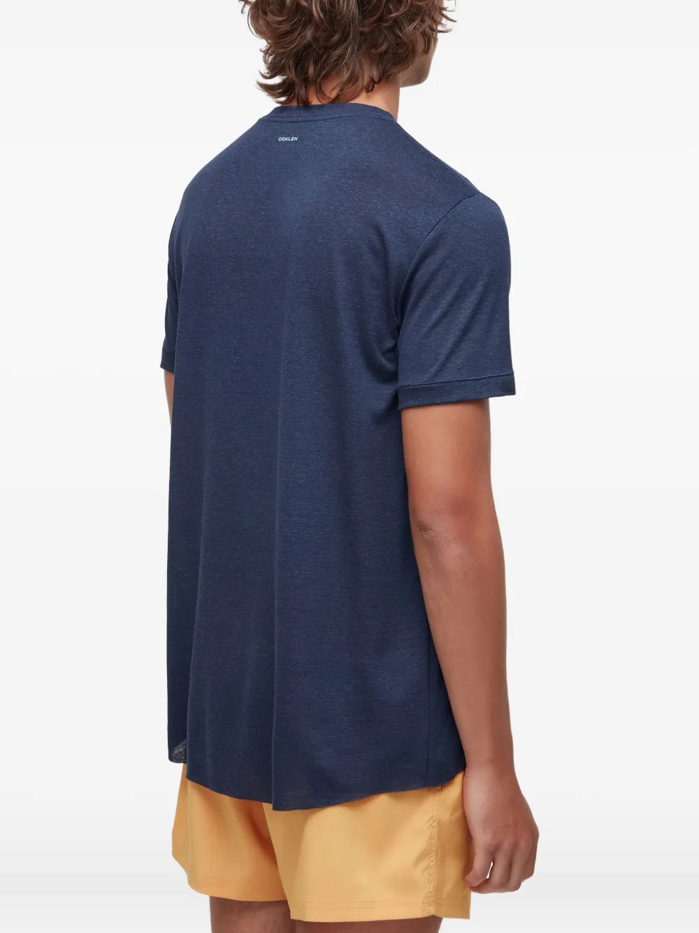 Osklen T-shirt met grafische print Blauw