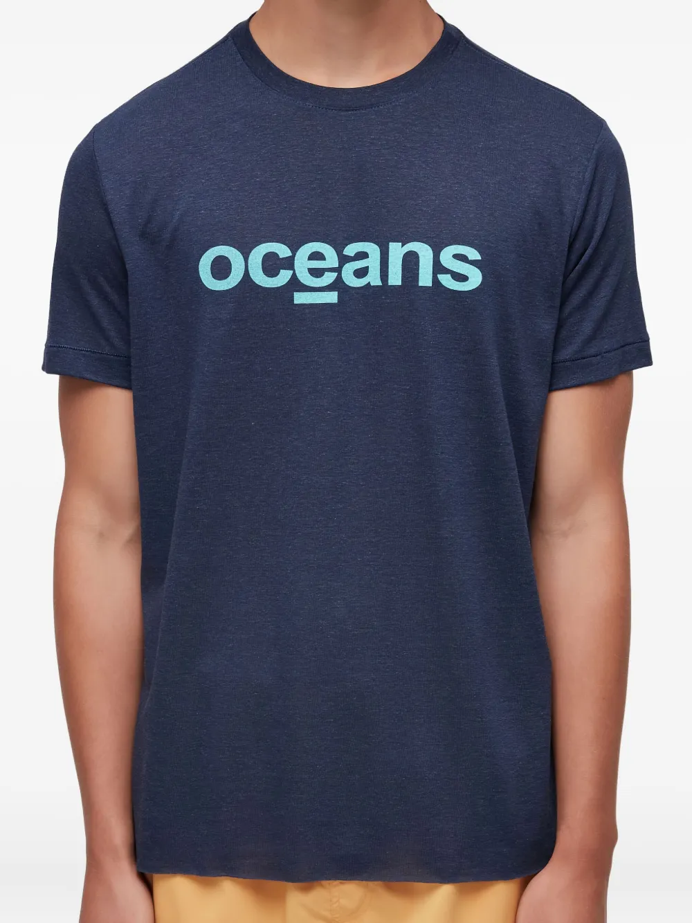Osklen T-shirt met grafische print Blauw