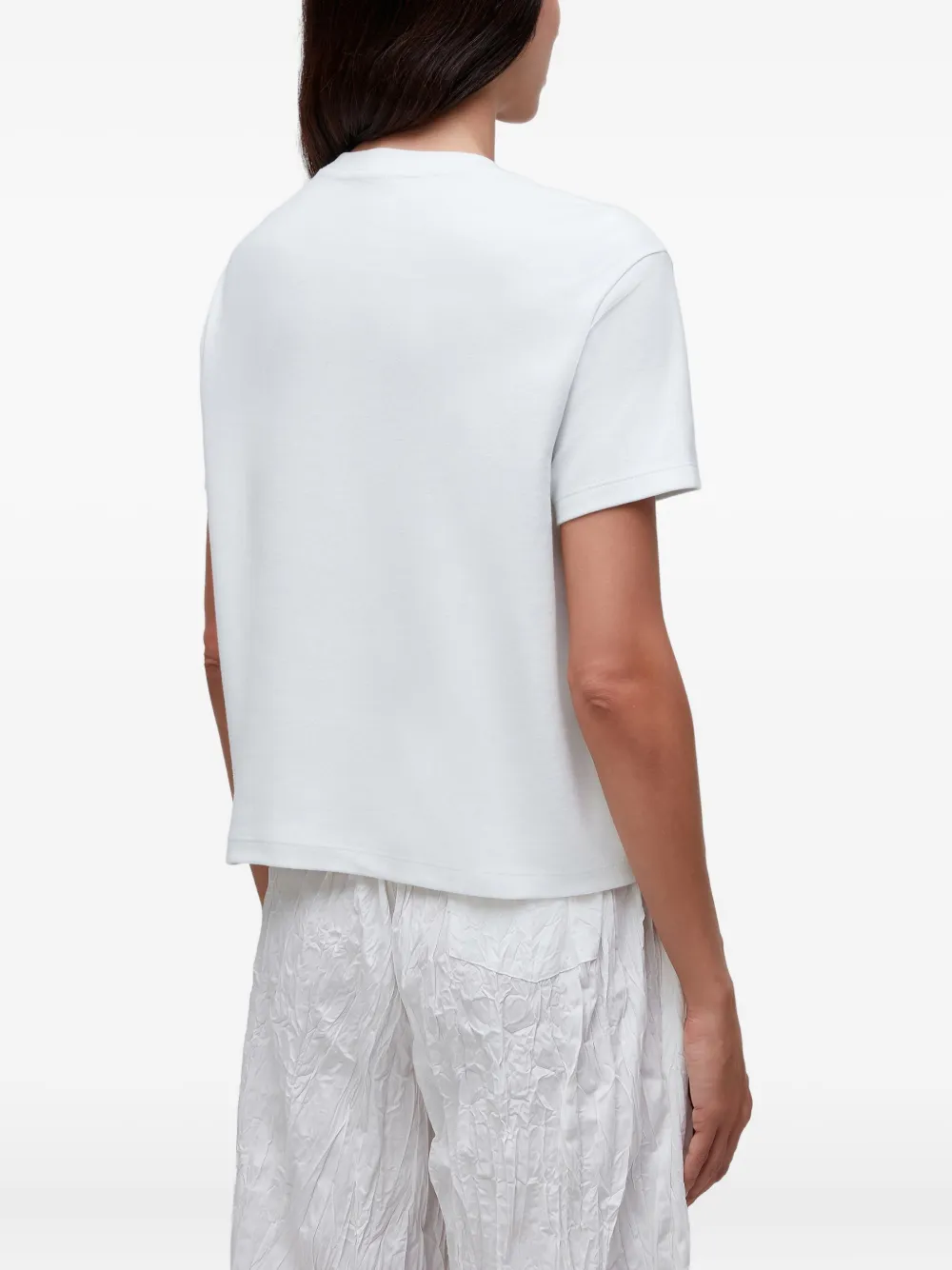 Osklen T-shirt met geborduurde palmboom Wit