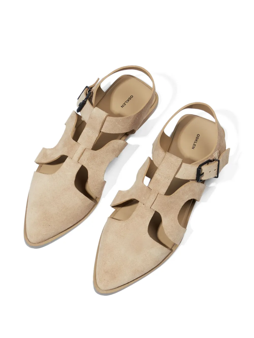 Osklen Calçadão suède sandalen Beige