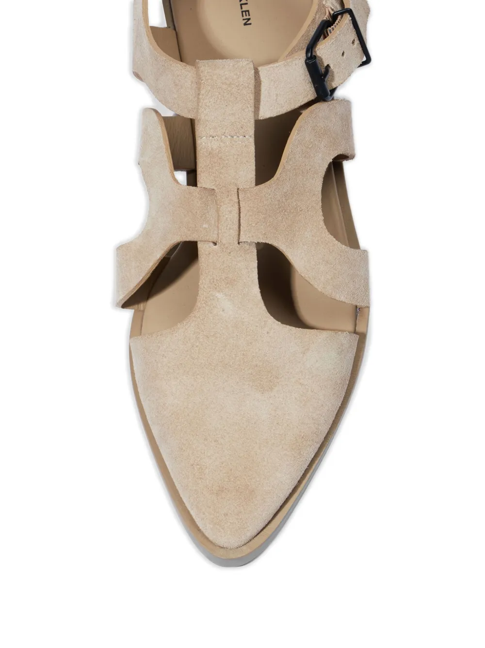 Osklen Calçadão suède sandalen Beige