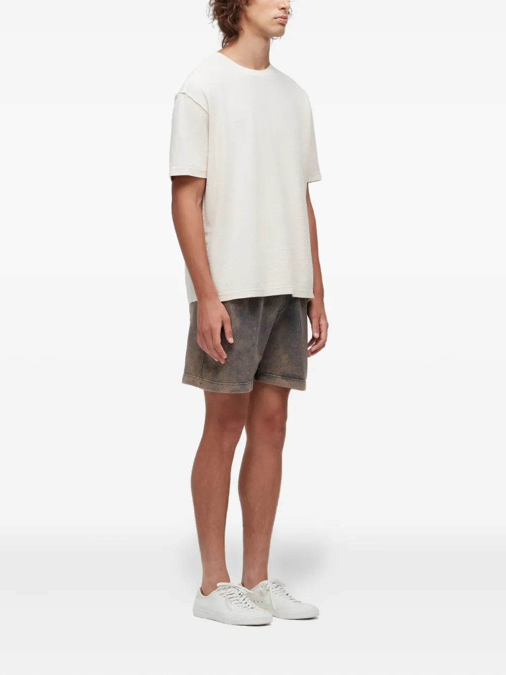 Osklen short à effet délavé | Bermudas | Image 2