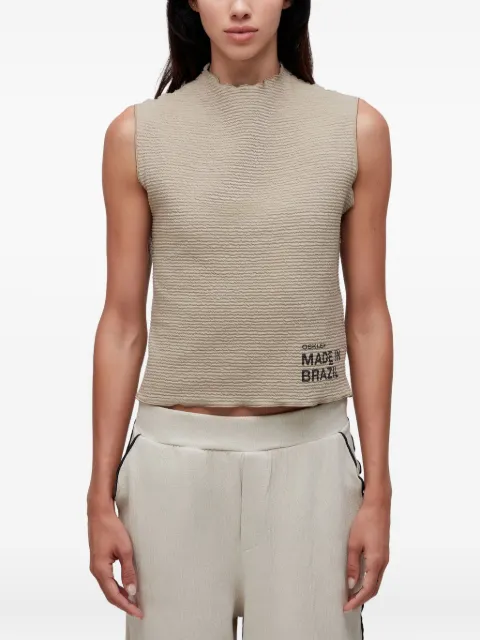 Osklen double-face sleeveless top