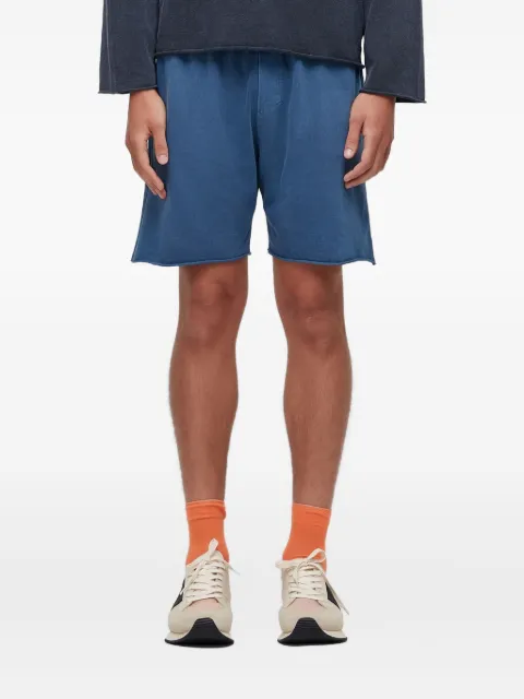 Osklen drawstring raw-cut shorts