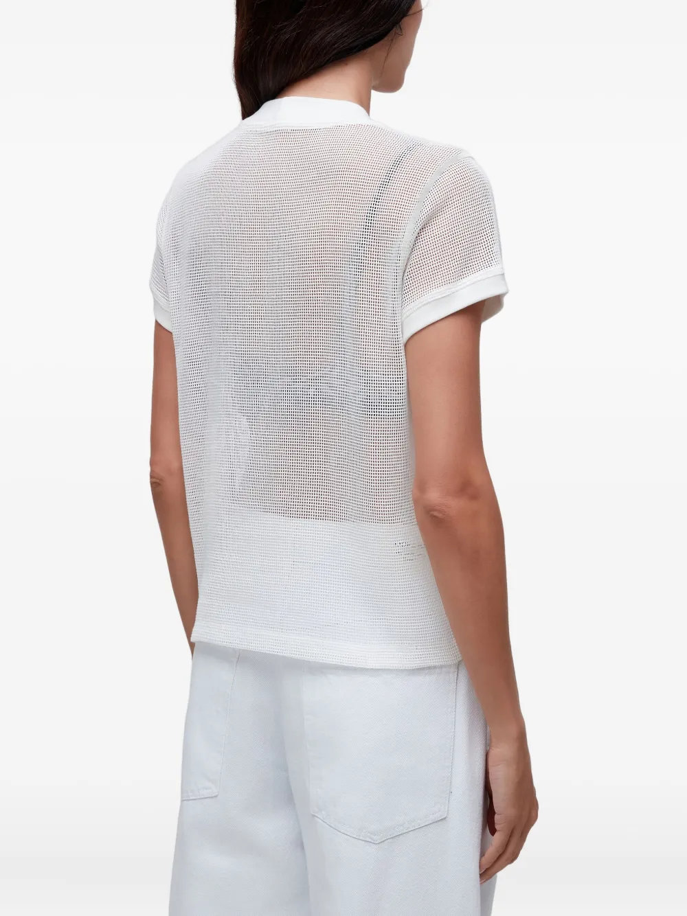 Osklen T-shirt verfraaid met kristallen Wit