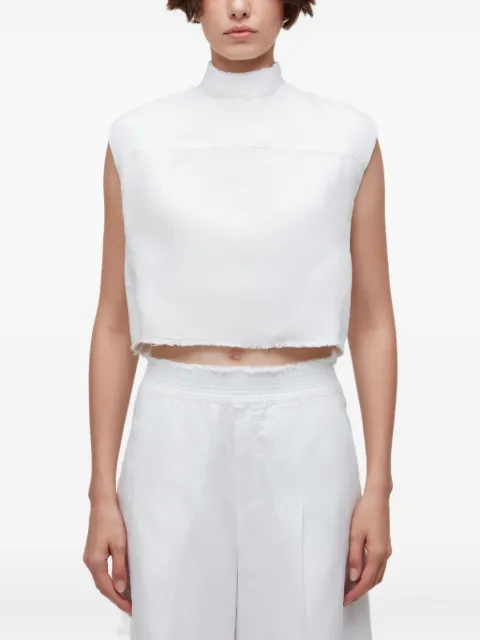 Osklen embellished-collar sleeveless top