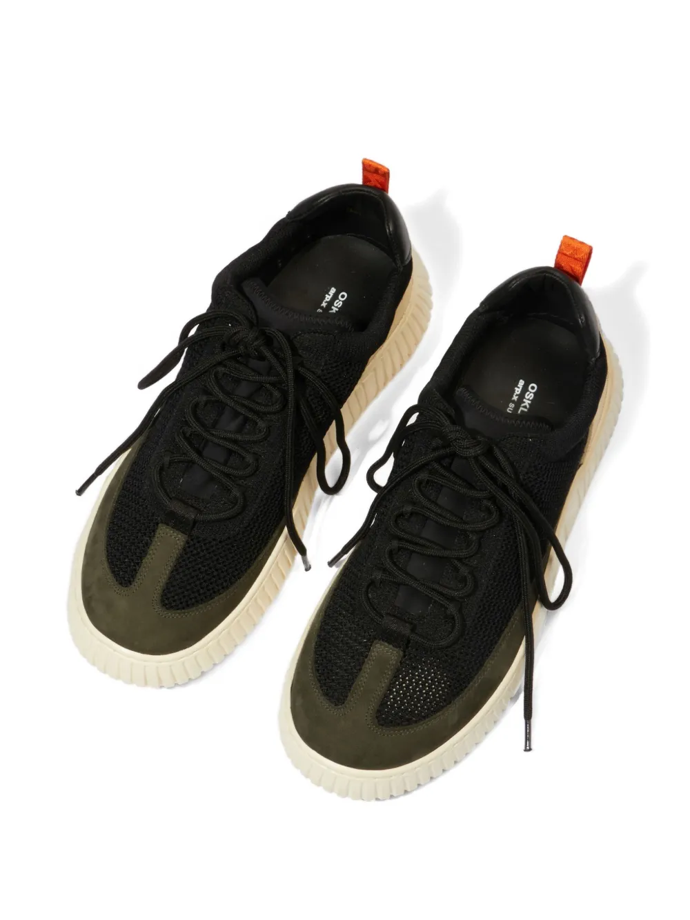 Osklen Sneakers met mesh vlakken Zwart