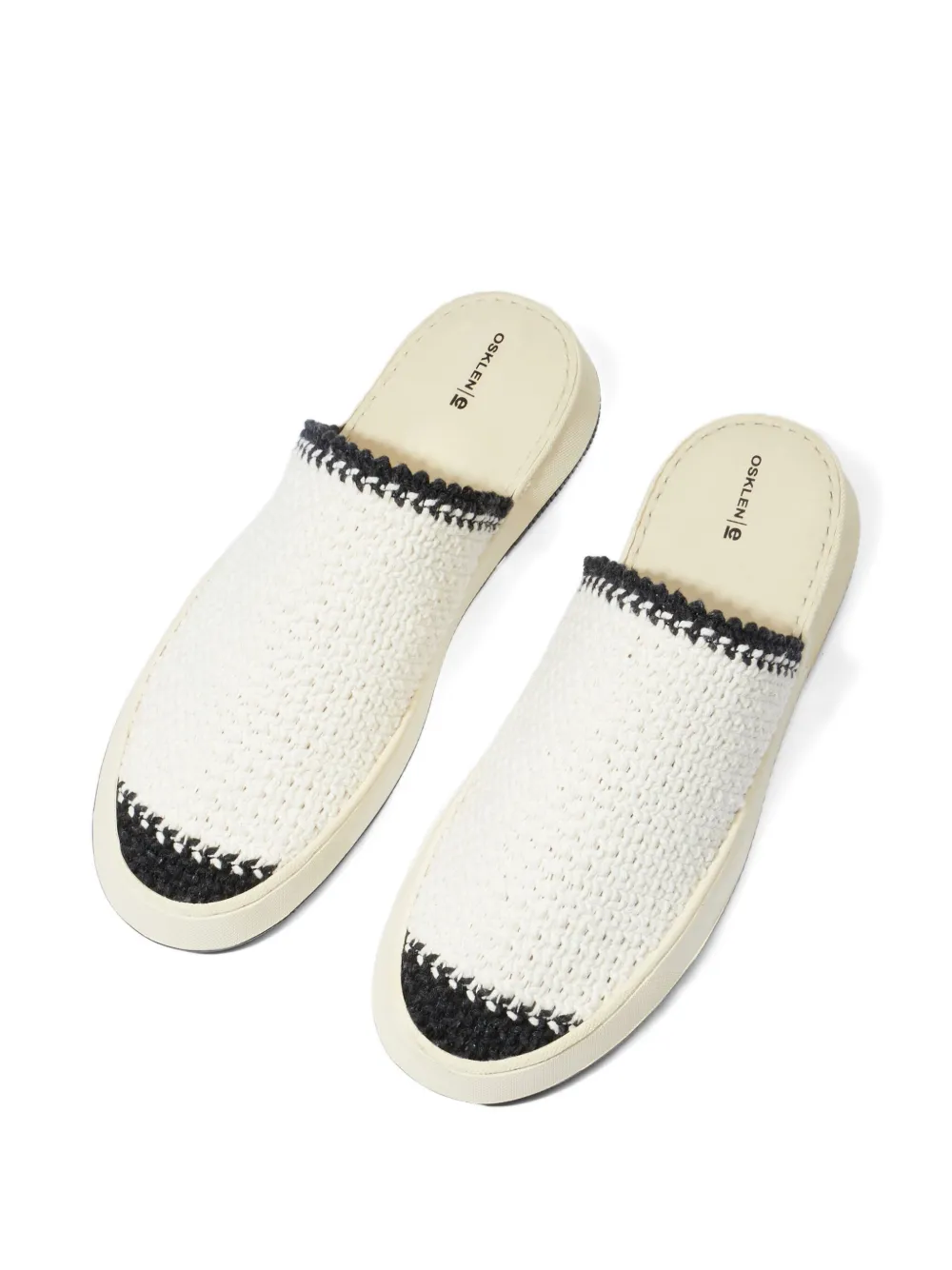 Osklen Soho crochet-detail flat mules | Flat Mules | Image 2
