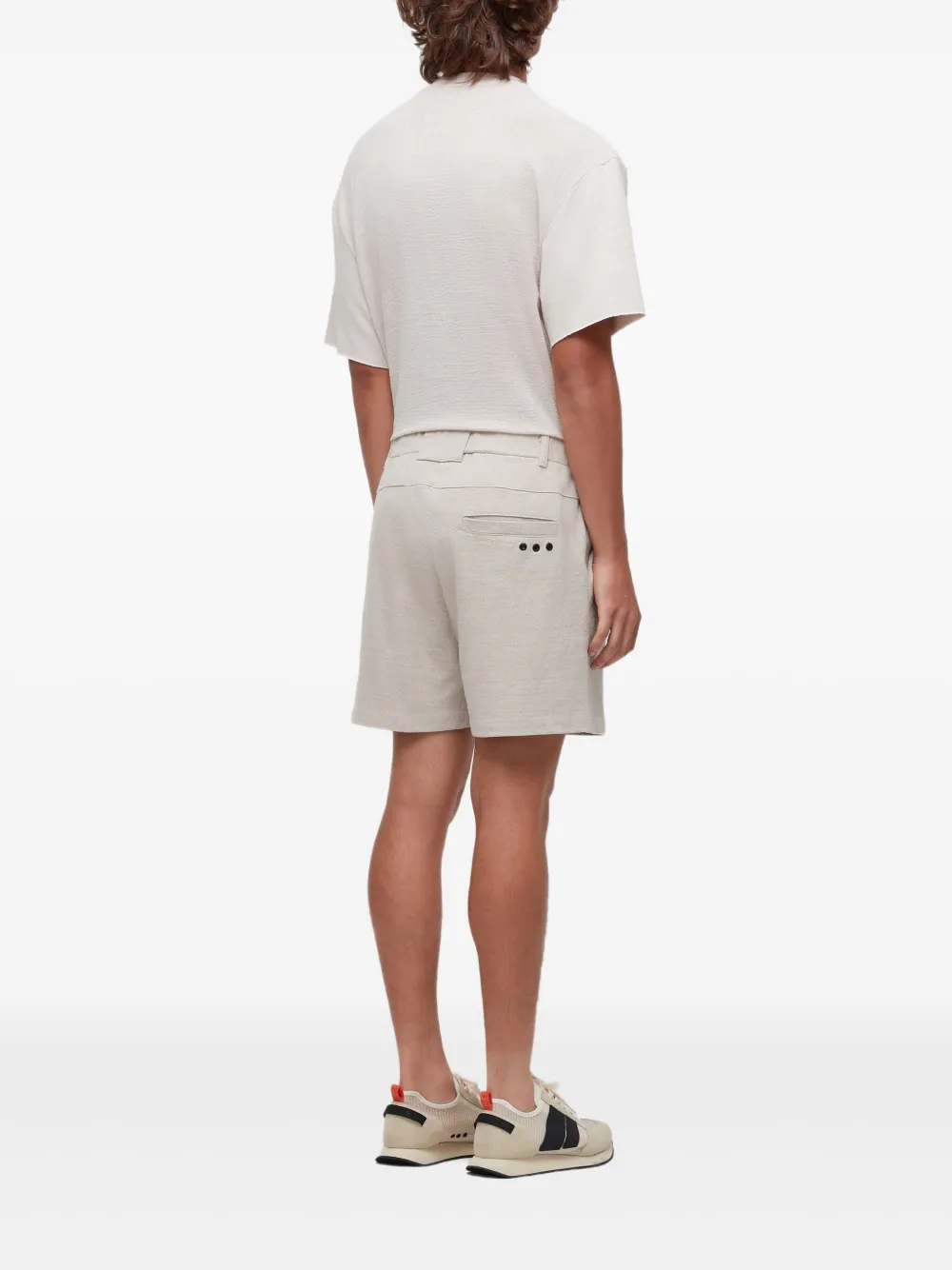 Osklen Recycled Flow Chino Shorts In Gray
