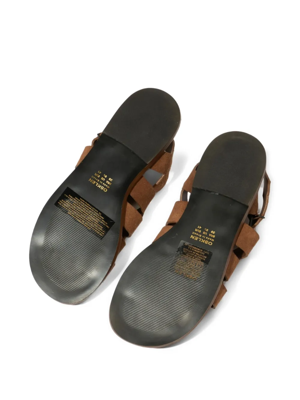 Osklen Sandalen met gesp Bruin